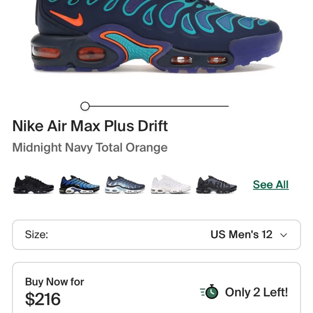 Nike Midnight navy drift air maxx size 12  no Og box 📦 - Picture 2 of 8